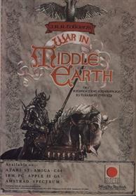 War in Middle Earth - Advertisement Flyer - Front Image