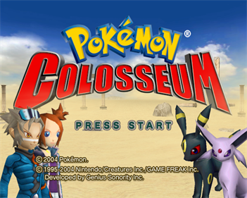 Pokémon Colosseum - Screenshot - Game Title Image