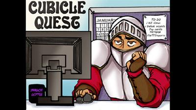Cubicle Quest - Screenshot - Game Title Image