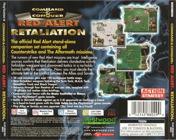 Command & Conquer: Red Alert: Retaliation - Box - Back Image