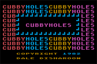 Cubbyholes - Screenshot - Game Title Image