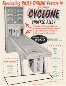 Cyclone Shuffle Alley - Advertisement Flyer - Front Image