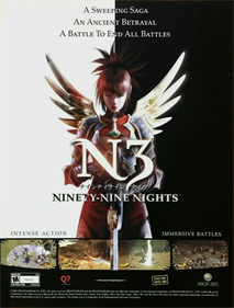 N3: Ninety-Nine Nights - Advertisement Flyer - Front Image