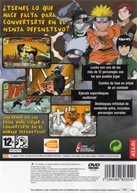Naruto: Ultimate Ninja - Box - Back Image