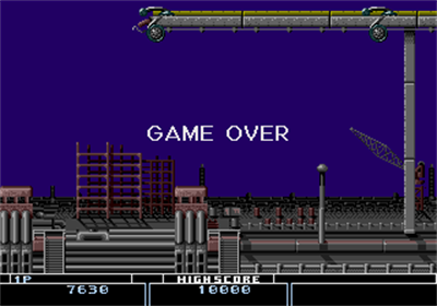 Bio-Hazard Battle - Screenshot - Game Over Image