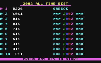2002 - Screenshot - High Scores Image
