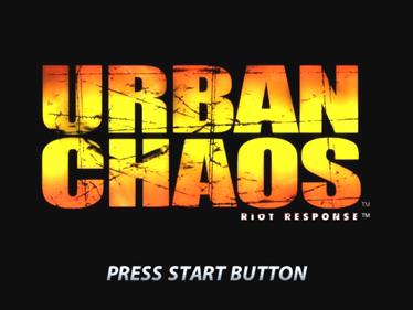 Urban Chaos: Riot Response - Screenshot - Game Title Image