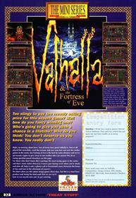 Valhalla & the Fortress of Eve - Advertisement Flyer - Front Image