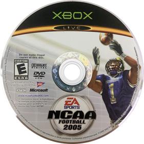 NCAA Football 2005 - Disc Image