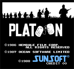 Vs. Platoon - Screenshot - Game Title Image