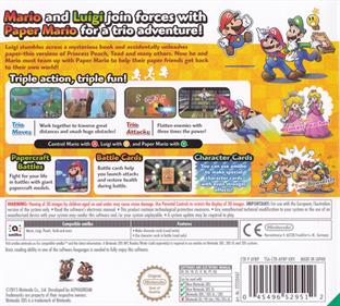 Mario & Luigi: Paper Jam - Box - Back Image