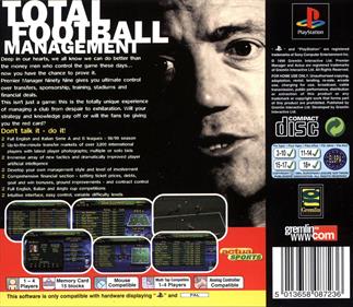 Premier Manager Ninety Nine - Box - Back Image