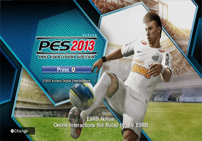 PES 2013: Pro Evolution Soccer - Screenshot - Game Title Image