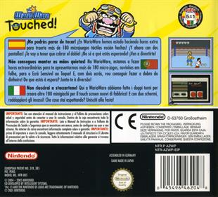 WarioWare: Touched! - Box - Back Image