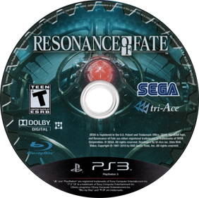 Resonance of Fate - Disc Image