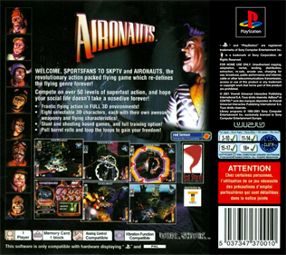 Aironauts - Box - Back Image