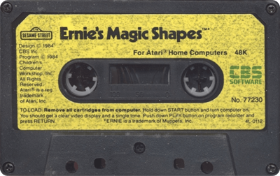 Ernie's Magic Shapes - Cart - Front Image