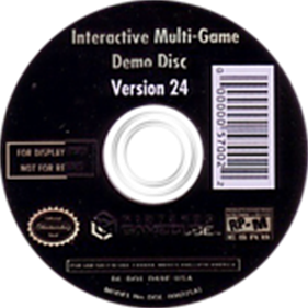 Interactive Multi-Game Demo Disc Version 24 - Disc Image