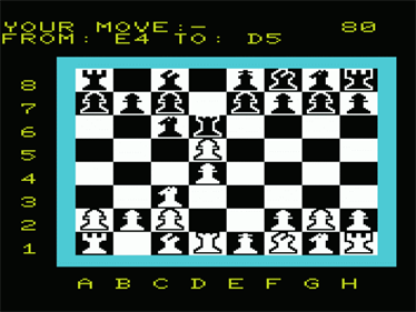 VIC 20 Chess - Screenshot - Gameplay Image