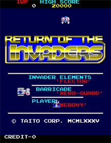 Return of the Invaders - Screenshot - Game Title Image