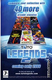 Taito Legends - Advertisement Flyer - Front Image