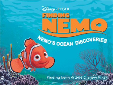 Disney•Pixar Finding Nemo: Nemo's Ocean Discoveries - Screenshot - Game Title Image