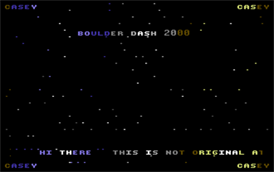 Boulder Dash 2000 (Slothsoft) - Screenshot - Game Title Image