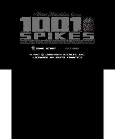 1001 Spikes - Screenshot - Game Title Image