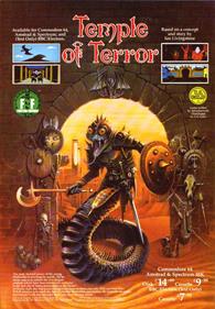 Temple of Terror - Advertisement Flyer - Front Image