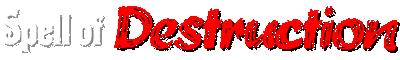 Spell of Destruction - Clear Logo Image