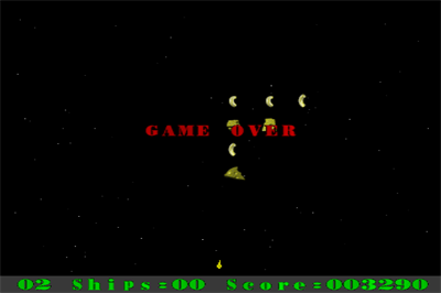 Cheesy Invaders - Screenshot - Game Over Image
