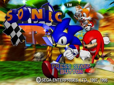 Sonic R - Screenshot - Game Title Image