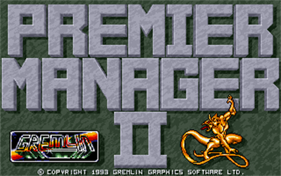 Premier Manager 2 - Screenshot - Game Title Image