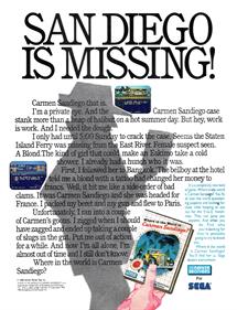 Where in the World Is Carmen Sandiego? - Advertisement Flyer - Front Image