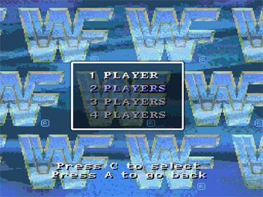 WWF Raw - Screenshot - Game Select Image