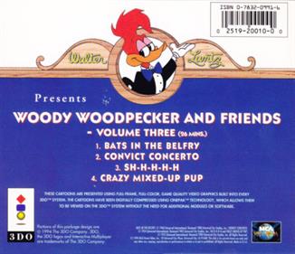 Woody Woodpecker and Friends Volume Three - Box - Back Image