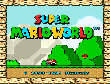 Super Mario World: Two Players - Screenshot - Game Title Image