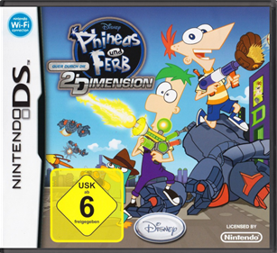 Phineas and Ferb: Across the 2nd Dimension - Box - Front - Reconstructed Image