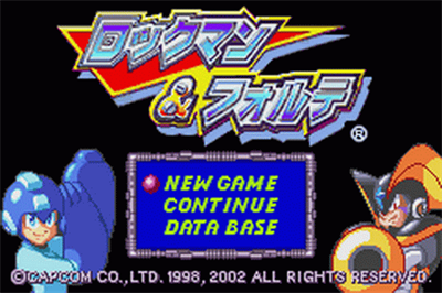 Mega Man & Bass - Screenshot - Game Title Image