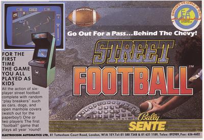 Street Football - Advertisement Flyer - Front Image