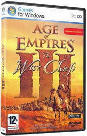 Age of Empires III: The War Chiefs - Box - 3D Image