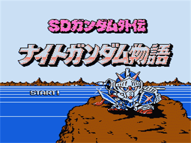 SD Gundam Gaiden: Knight Gundam Monogatari - Screenshot - Game Title Image