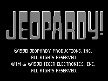 Jeopardy - Screenshot - Game Title Image