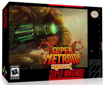 Super Metroid Redux - Box - 3D Image