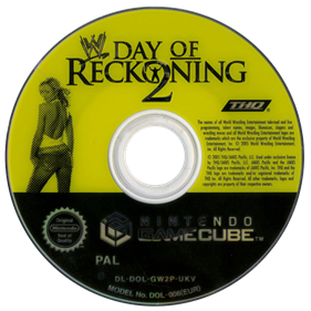 WWE Day of Reckoning 2 - Disc Image