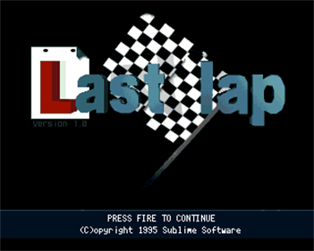 Last Lap - Screenshot - Game Title Image