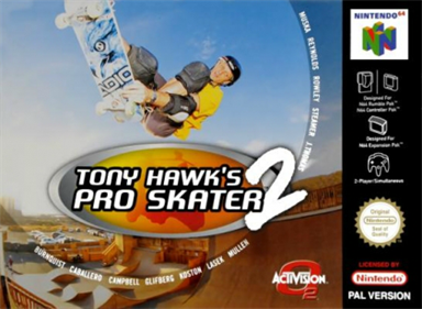 Tony Hawk's Pro Skater 2 - Box - Front Image