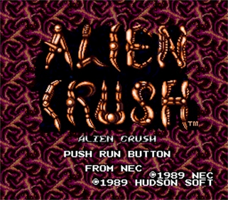 Alien Crush - Screenshot - Game Title Image