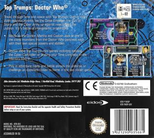 Top Trumps: Doctor Who - Box - Back Image