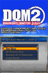 Dragon Quest Monsters: Joker 2 - Screenshot - Game Title Image